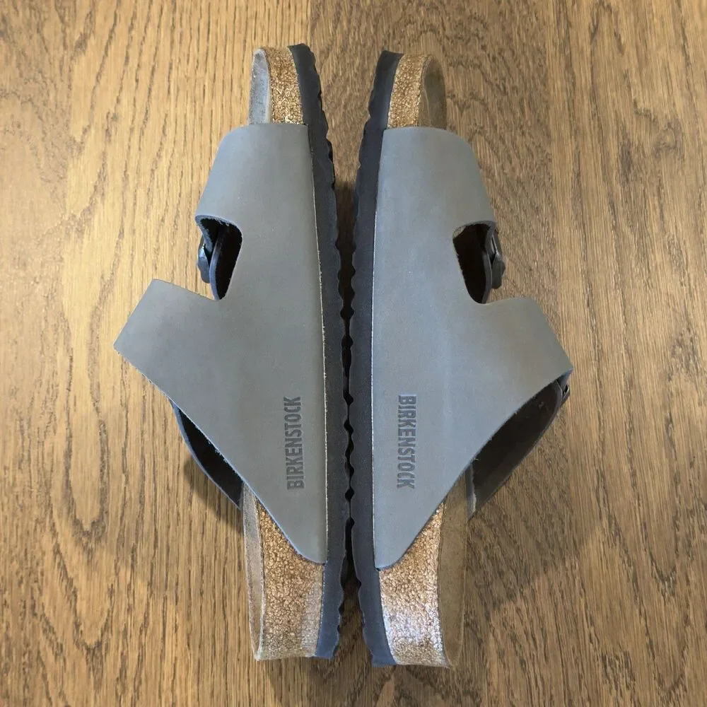 Birkenstock Arizona Birko Flor US Sz Men's 8/Women's 10 EUR 41 Basalt Gray